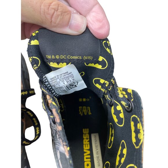 Converse Batman High-Top womans leather canvas sneakers Size 7 SKU 8980 - Picture 14 of 16
